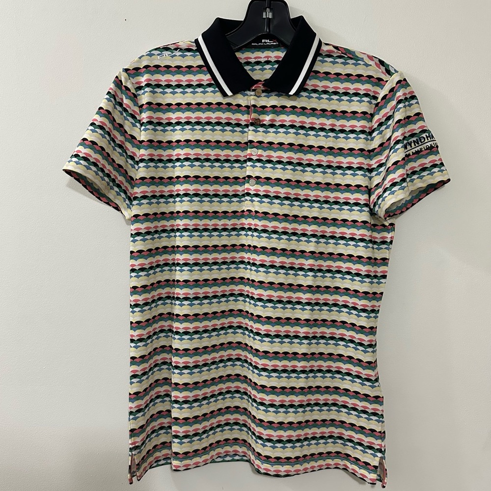 RLX Ralph Lauren‎ Women's Golf Polo Shirt Size Small Multicolor Has Logo